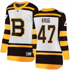 Women's Boston Bruins #47 Torey Krug White 2019 Winter Classic Fanatics Branded Breakaway NHL Jersey