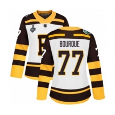 Women's Boston Bruins #77 Ray Bourque Authentic White Winter Classic 2019 Stanley Cup Final Bound Hockey Jersey