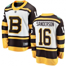 Youth Boston Bruins #16 Derek Sanderson White 2019 Winter Classic Fanatics Branded Breakaway NHL Jersey