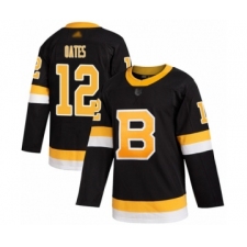 Youth Boston Bruins #12 Adam Oates Authentic Black Alternate Hockey Jersey