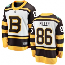 Men's Boston Bruins #86 Kevan Miller White 2019 Winter Classic Fanatics Branded Breakaway NHL Jersey