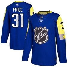 Youth Adidas Montreal Canadiens #31 Carey Price Authentic Royal Blue 2018 All-Star Atlantic Division NHL Jersey