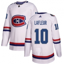 Youth Adidas Montreal Canadiens #10 Guy Lafleur Authentic White 2017 100 Classic NHL Jersey