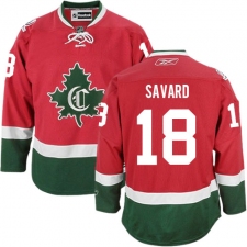 Women's Reebok Montreal Canadiens #18 Serge Savard Authentic Red New CD NHL Jersey