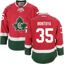 Men's Reebok Montreal Canadiens #35 Al Montoya Authentic Red New CD NHL Jersey