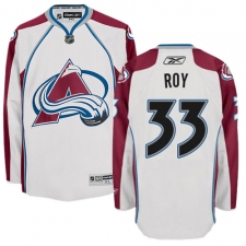 Women's Reebok Colorado Avalanche #33 Patrick Roy Authentic White Away NHL Jersey