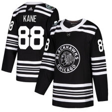 Men's Adidas Chicago Blackhawks #88 Patrick Kane Authentic Black 2019 Winter Classic NHL Jersey