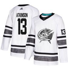 Men's Adidas Columbus Blue Jackets #13 Cam Atkinson White 2019 All-Star Game Parley Authentic Stitched NHL Jersey