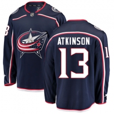Men's Columbus Blue Jackets #13 Cam Atkinson Fanatics Branded Navy Blue Home Breakaway NHL Jersey