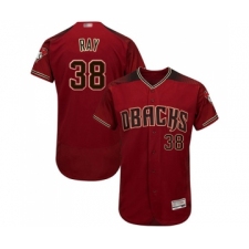 Men's Arizona Diamondbacks #38 Robbie Ray Red Alternate Authentic Collection Flex Base Baseball Jersey
