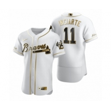 Men's Atlanta Braves #11 Ender Inciarte Nike White Authentic Golden Edition Jersey