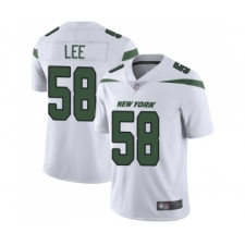 Men's New York Jets #58 Darron Lee White Vapor Untouchable Limited Player Football Jersey