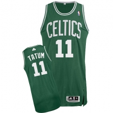 Boston Celtics #11 Jayson Tatum Green Stitched NBA Jersey