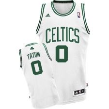 Men's Adidas Boston Celtics #0 Jayson Tatum Swingman White Home NBA Jersey