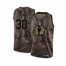 Men's Dallas Mavericks #30 Seth Curry Swingman Camo Realtree Collection Basketball Jersey