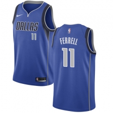 Women's Nike Dallas Mavericks #11 Yogi Ferrell Swingman Royal Blue Road NBA Jersey - Icon Edition