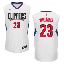 Men's Adidas Los Angeles Clippers #23 Louis Williams Swingman White Home NBA Jersey