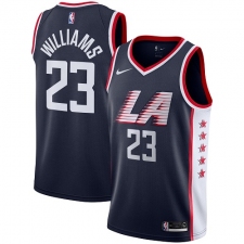 Youth Nike Los Angeles Clippers #23 Louis Williams Swingman Navy Blue NBA Jersey - City Edition