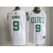 Celtics #9 Rajon Rondo Stitched White NBA Jersey