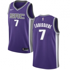 Youth Nike Sacramento Kings #7 Skal Labissiere Authentic Purple Road NBA Jersey - Icon Edition