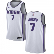 Youth Nike Sacramento Kings #7 Skal Labissiere Authentic White NBA Jersey - Association Edition