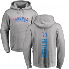 NBA Nike Oklahoma City Thunder #54 Patrick Patterson Ash Backer Pullover Hoodie
