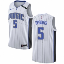 Youth Nike Orlando Magic #5 Marreese Speights Authentic NBA Jersey - Association Edition