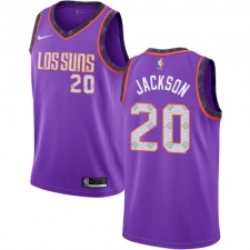 Men's Nike Phoenix Suns #20 Josh Jackson Swingman Purple NBA Jersey - 2018 19 City Edition