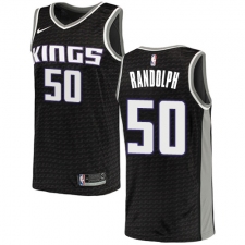 Men's Nike Sacramento Kings #50 Zach Randolph Authentic Black NBA Jersey Statement Edition