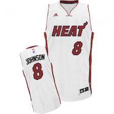 Youth Adidas Miami Heat #8 Tyler Johnson Swingman White Home NBA Jersey