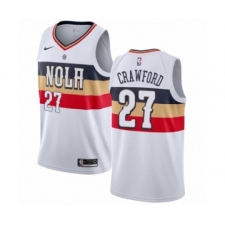 Youth Nike New Orleans Pelicans #27 Jordan Crawford White Swingman Jersey - Earned Edition