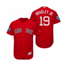 Men Scarlet Boston Red Sox #19 Jackie Bradley Jr. 2018 Spring Training Flex Base Jersey