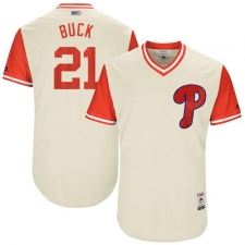 Men's Majestic Philadelphia Phillies #21 Clay Buchholz 