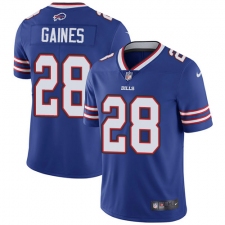 Youth Nike Buffalo Bills #28 E.J. Gaines Royal Blue Team Color Vapor Untouchable Limited Player NFL Jersey