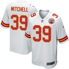 Men's Nike Kansas City Chiefs #39 Terrance Mitchell Game White NFL Jersey