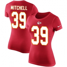 NFL Women's Nike Kansas City Chiefs #39 Terrance Mitchell Red Rush Pride Name & Number T-Shirt