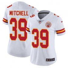 Women's Nike Kansas City Chiefs #39 Terrance Mitchell White Vapor Untouchable Limited Player NFL Jersey