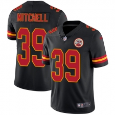Youth Nike Kansas City Chiefs #39 Terrance Mitchell Limited Black Rush Vapor Untouchable NFL Jersey