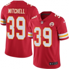 Youth Nike Kansas City Chiefs #39 Terrance Mitchell Red Team Color Vapor Untouchable Limited Player NFL Jersey