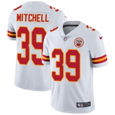 Youth Nike Kansas City Chiefs #39 Terrance Mitchell White Vapor Untouchable Limited Player NFL Jersey