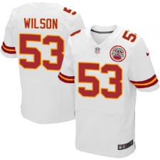 Men's Nike Kansas City Chiefs #53 Ramik Wilson White Vapor Untouchable Elite Player NFL Jersey