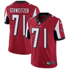 Youth Nike Atlanta Falcons #71 Wes Schweitzer Red Team Color Vapor Untouchable Elite Player NFL Jersey