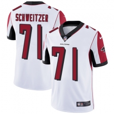 Youth Nike Atlanta Falcons #71 Wes Schweitzer White Vapor Untouchable Elite Player NFL Jersey