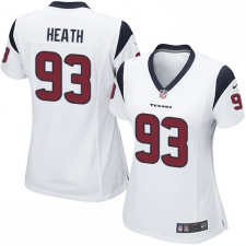 Women's Nike Houston Texans #93 Joel Heath Game White NFL Jersey