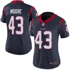 Women's Nike Houston Texans #43 Corey Moore Navy Blue Team Color Vapor Untouchable Elite Player NFL Jersey