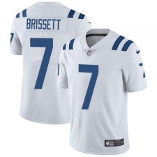Youth Nike Indianapolis Colts #7 Jacoby Brissett White Vapor Untouchable Limited Player NFL Jersey