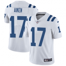 Youth Nike Indianapolis Colts #17 Kamar Aiken White Vapor Untouchable Limited Player NFL Jersey