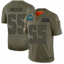 Men's Jacksonville Jaguars #55 Lerentee McCray Limited Camo 2019 Salute to Service Football Jersey