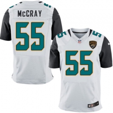 Men's Nike Jacksonville Jaguars #55 Lerentee McCray White Vapor Untouchable Elite Player NFL Jersey