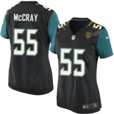 Women's Nike Jacksonville Jaguars #55 Lerentee McCray Game Black Alternate NFL Jersey